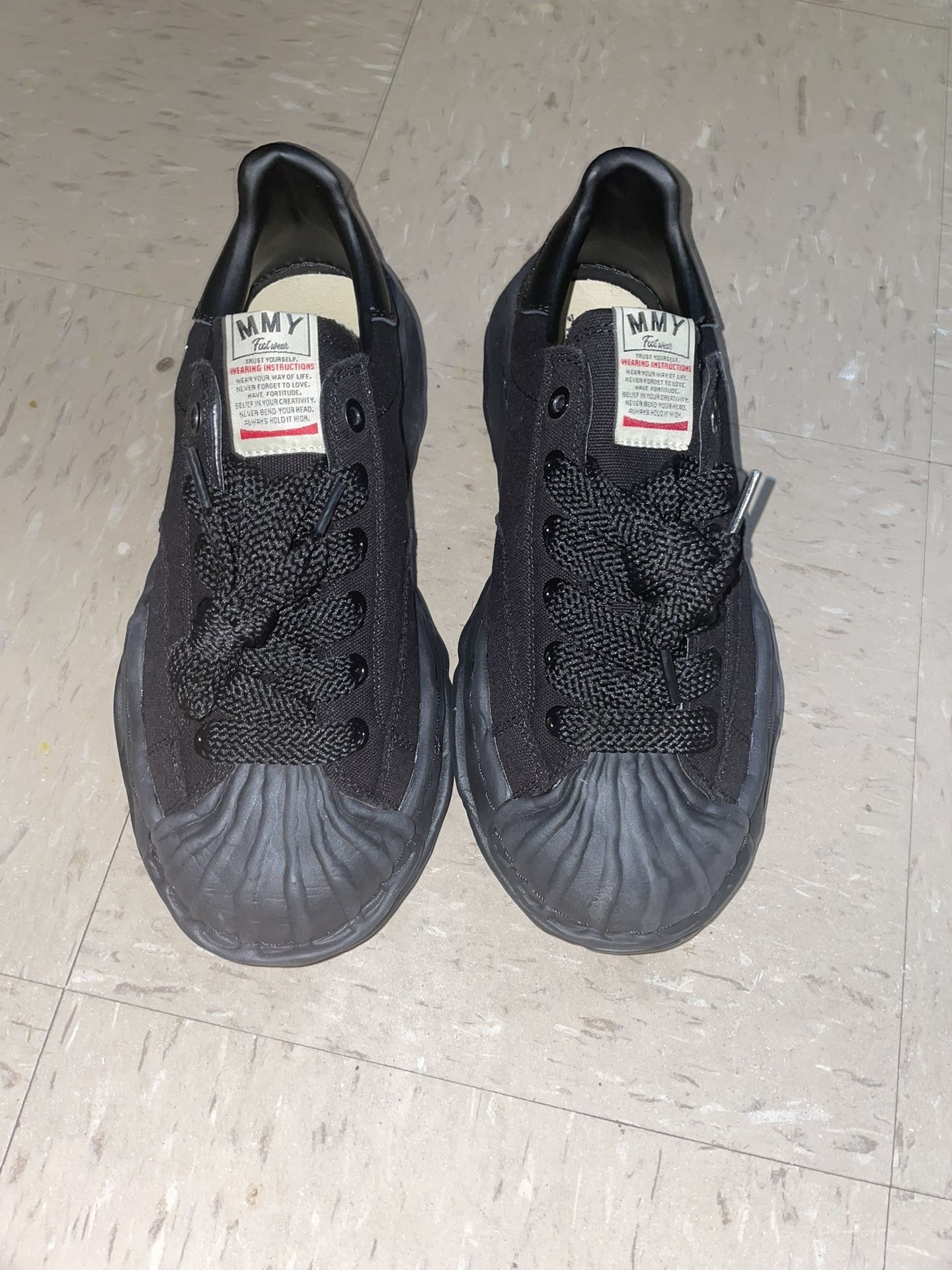 MAISON MIHARA YASUHIRO BLAKEY LOW ORIGINAL SOLE CANVAS SNEAKER