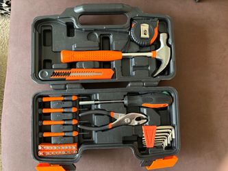 Cartman 39-Piece General Household Tool Set with Case