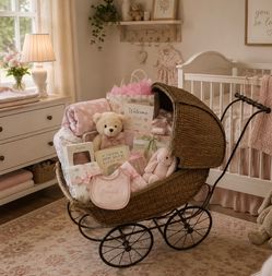 Antique Child’s Sized (32”h x 32”w) Pram