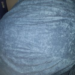 Blue 6ft Ultimate Sack Bean Bag With Removable Washable Cover 