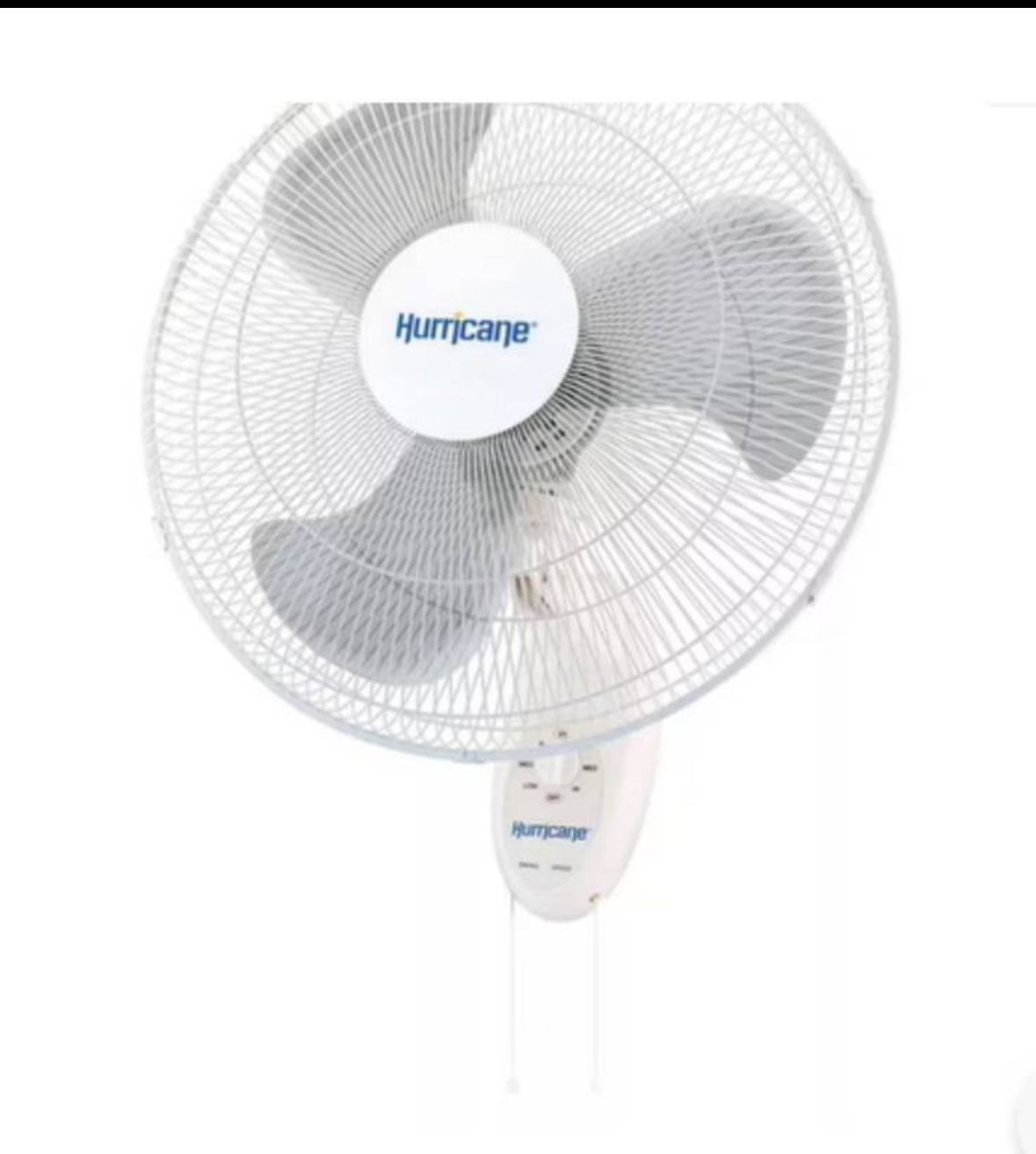 Hurricane Supreme 16 and 18" Ocillating 3 Speed Wall Mount