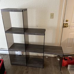 Glass three- Tiered Shelf