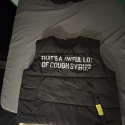 Awful Lot Of Cough Syrup Puffer Vest