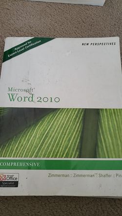 microsoft word 2010 textbook