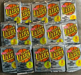 Vintage basketball packs