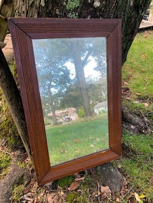 Antique Farmhouse Mirror 19.5”X 29.5”