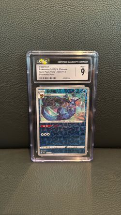2025 Vaporeon 02 07/14 Gem Pack Vol. 2 Prismatic Holo S Chinese CGC 9 Mint Slab