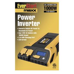 Everstart 1000 Watt Power Inverter With USB Pc10000e