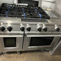 Kitchenaid Dual Fuel Gas Range 48”
