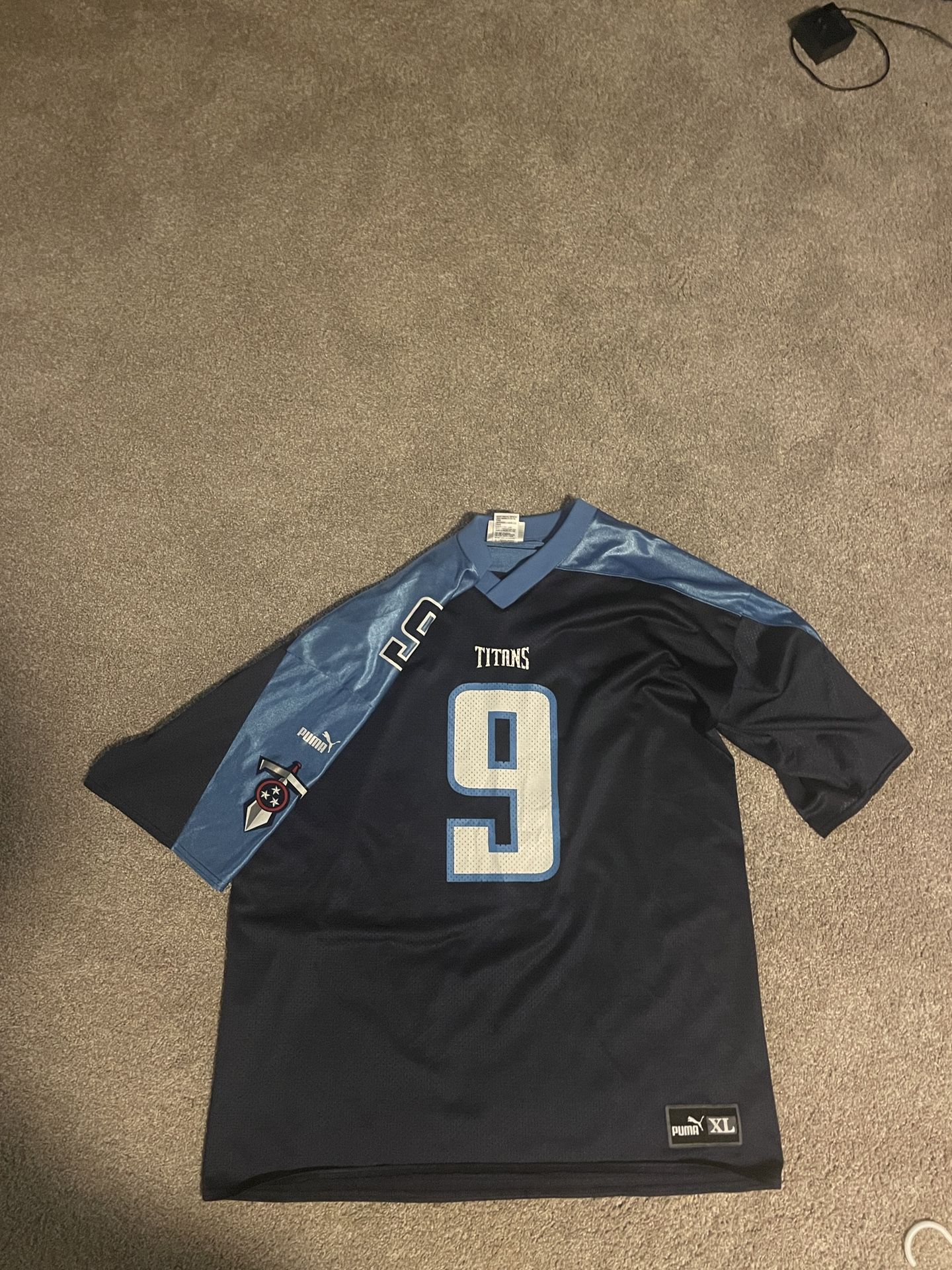 Steve McNair Titans Jersey (Puma) Size XL
