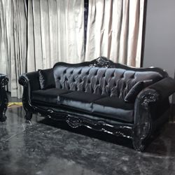 New Black Velvet SOFA ONLY