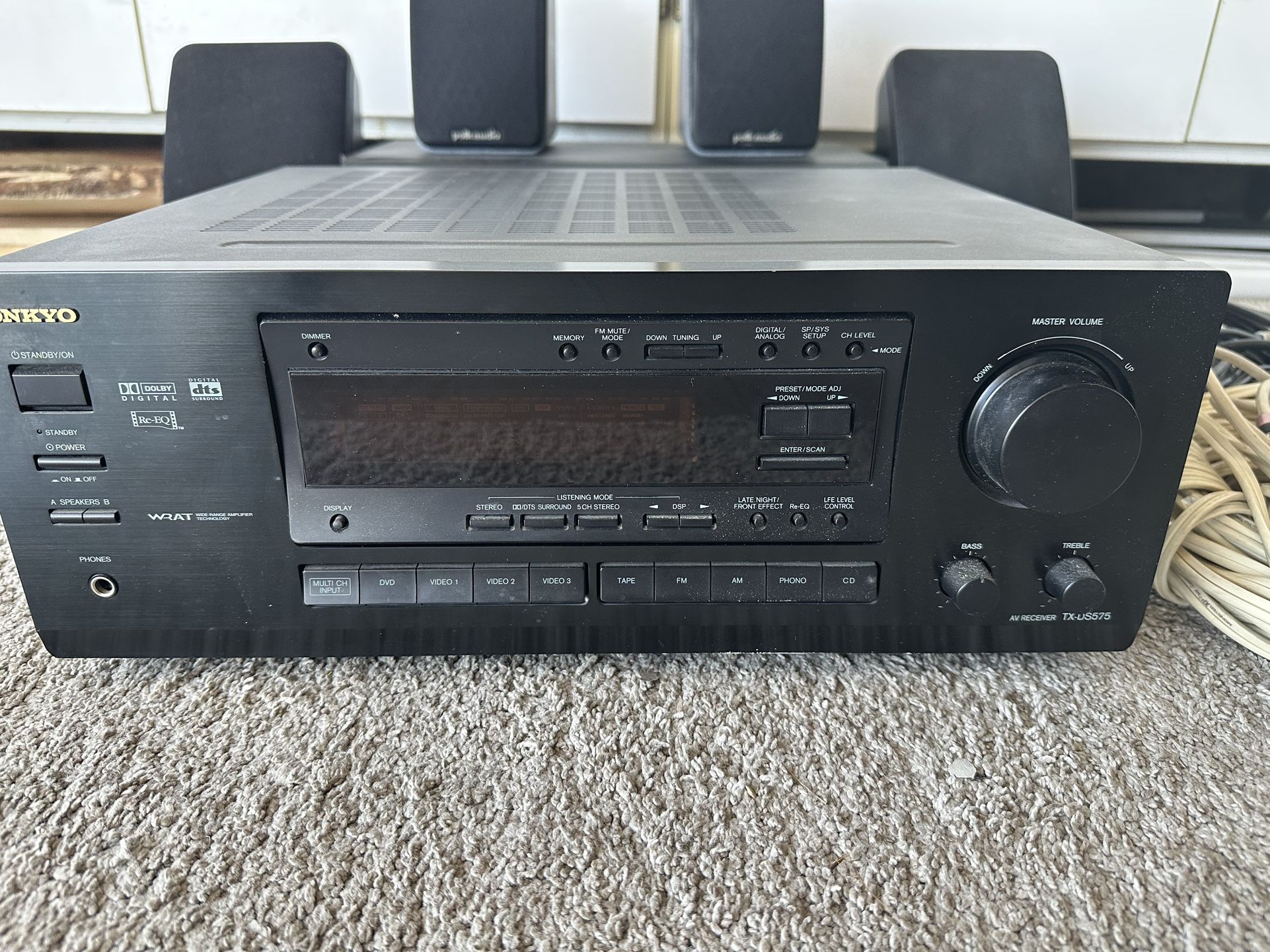 Receiver And Surround Sound Speakers