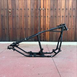 1951 wishbone Panhead frame.