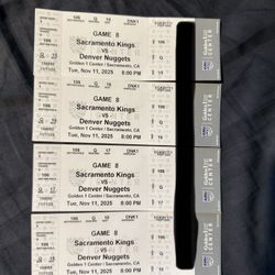 Sacramento Kings Vs Denver Nuggets Tuesday 11/11/25 $125 Each 4x Tickets