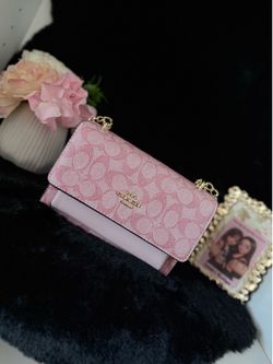 Cute pink coach bag