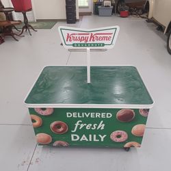 Antique Krispy Kreme Displat Table 