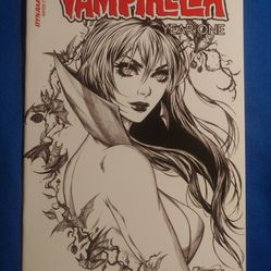Vampirella: Year one #6 Turner 1:7 line art Var