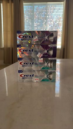 Crest 3D White Brilliance 4.6oz $4 Each
