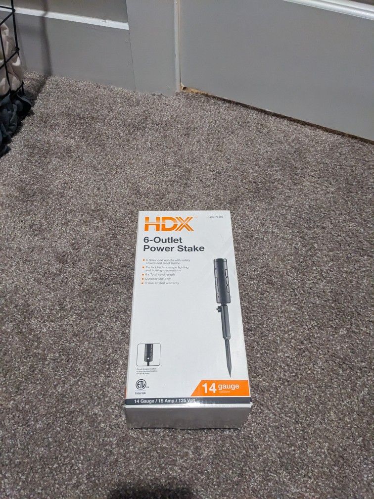 Hdx 6 Outlet Power stake