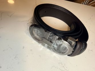 Salvatore Ferragamo Dark Brown Leather Belt