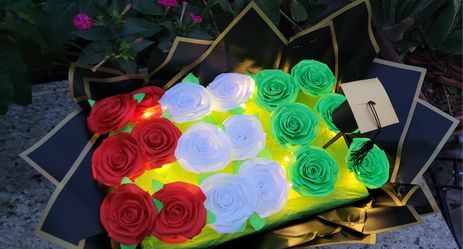 Graduation  Bouquet With Led Light 