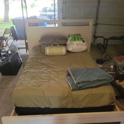 Full Size Mattress Box Spring And Bed Frame 