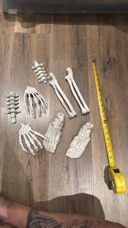 Scattered Bones Holloween Decor