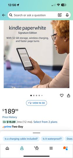 Kindle Paperwhite, Case And Floor Stand 