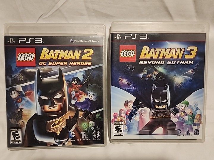 Playstation 3 PS3 Lego Batman 2 And 3 Video Game