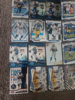 Los Angeles Chargers 27 Card Lot