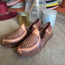 Men’s Huaraches Blanco Café 