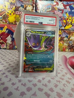 2025 POKEMON PFL EN-PHANTASMAL FLAMES #056 MEGA GENGAR EX