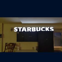 Starbucks Sign From Store - Plug In LED Sign 7' Feet X 9" Tall