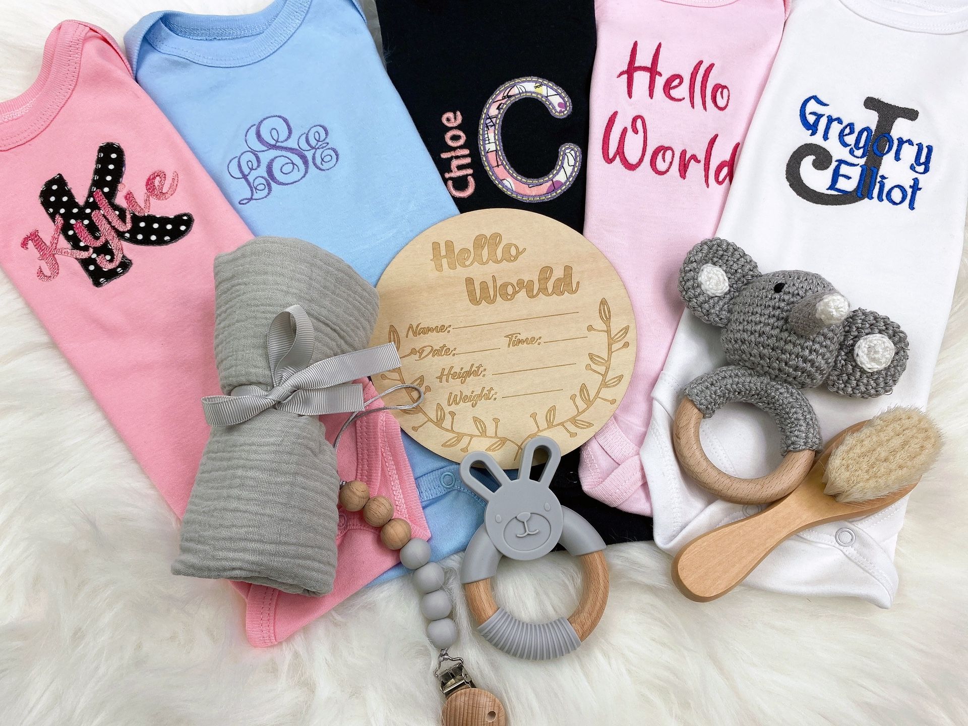 Personalized Baby Gift Set