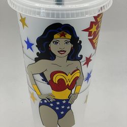Starbucks Wonder Woman Custom Cup