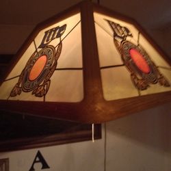 Vintage Miller Lite Pool Table Light.