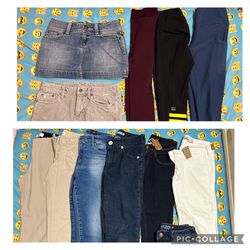 Women’s Jeans, Pants, Leggings &Skirts(xs-s)