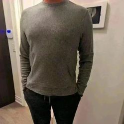 Men's Grey Paul Smith Jersey Sweatshirt -  size Large 