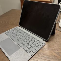 Logitech - Combo Touch Keyboard Folio for Apple iPad Air 10.9" (5th & 4th Gen)