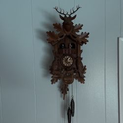 Original Schwarzwalder Kuckucksuhr Black Forest Cuckoo Clock