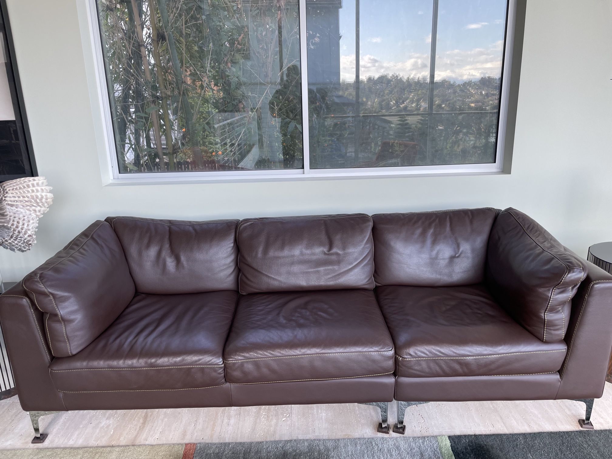 Design Within Reach DWR American Leather Ted Boerner Albert Sofa