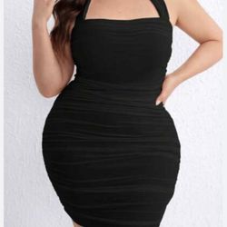 XL Black Dress Rushed 