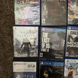 PS4, Ps5 Games, Ps5 Controller And Ps5 Turtle Beaches 