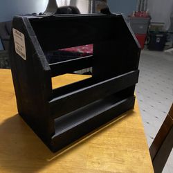 Wooden 6 Pack Beer Caddy With Bottle Opener