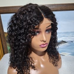 100 Percent Pure Human Hair Lace Front Wig 