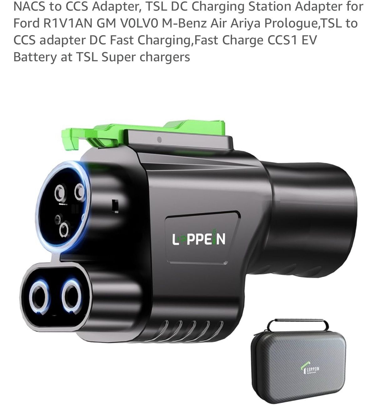 NACS to CCS Adapter, TSL DC Charging Station Adapter for Ford R1V1AN GM VOLVO M-Benz Air Ariya Prologue, TSL to CCS adapter DC Fast Charging,Fast Char