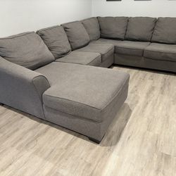 Grey Sectional Living Spaces Sectional Couch 