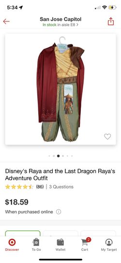 Raya Child Costume
