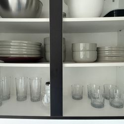 Dishes, pots and pans