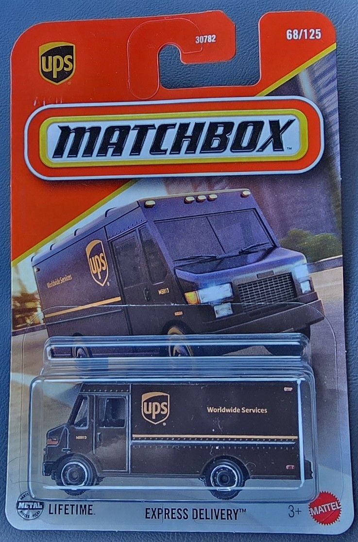 UPS Express Delivery 2025 hard to find MATCHBOX in Mint!